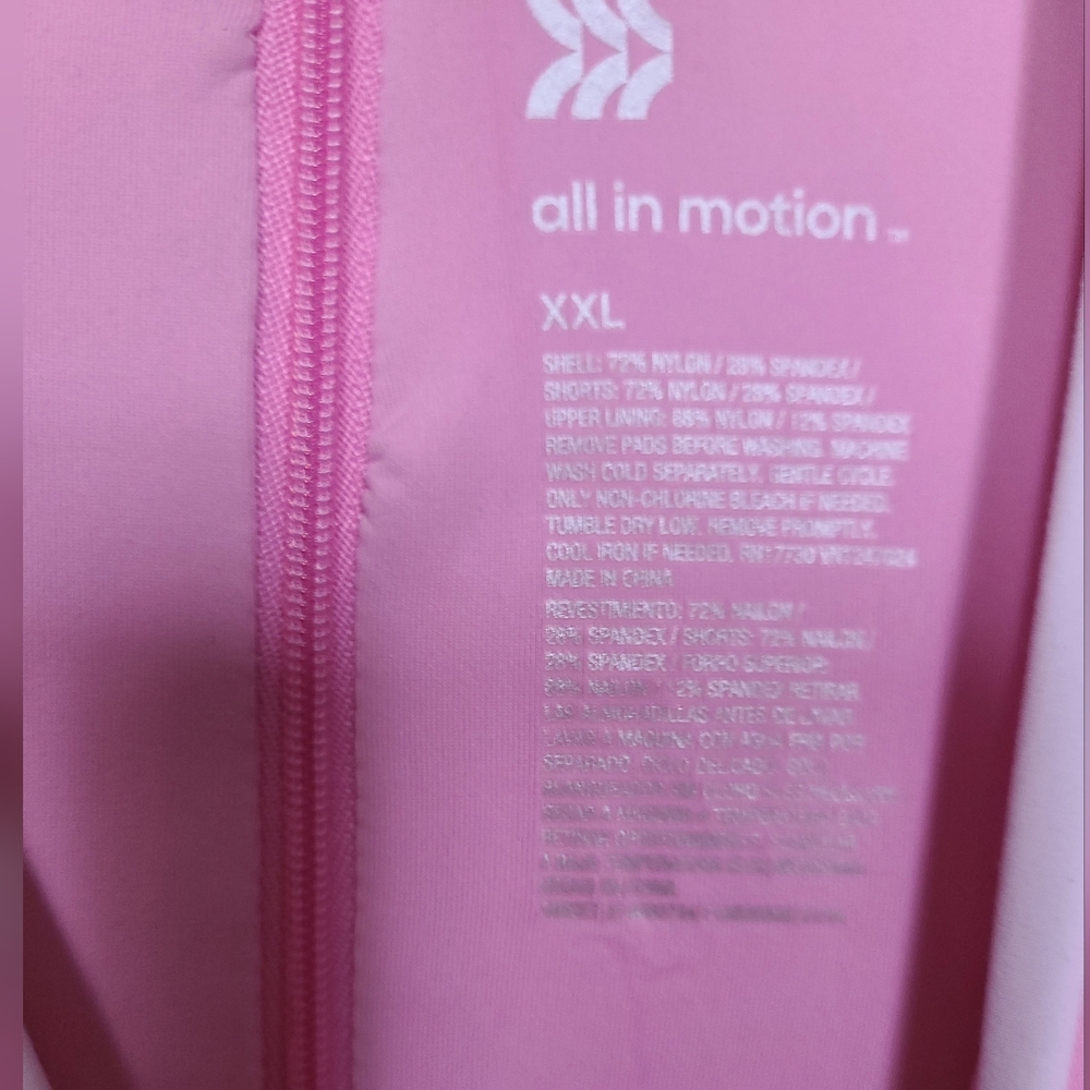 All In Motion NWOT Pink High Neck Active Dress W/Built in Shorts Size XXL - Picture 9 of 11